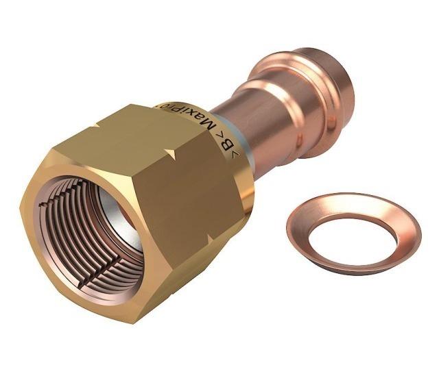 Conex MaxiPro Adapter 3/4" MPA5286G 0060601 bördel Edelstahlkonus + MS-Mutter (VPE=2)