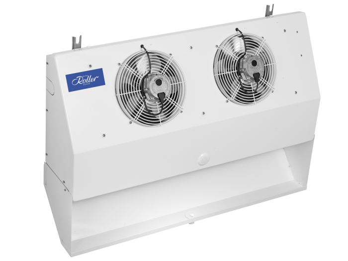 Roller Deckenluftkühler DLK 421 EC, 0013682, LA=4 mm, Luftvolumenstrom: 890 m³/h, Lüfter:2x