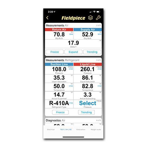 Job Link® System Premium Rohrklemmensonde für große Rohrdurchmesser (3/4 Zoll bis 4 1/8 Zoll) JL3LC FIELDPIECE