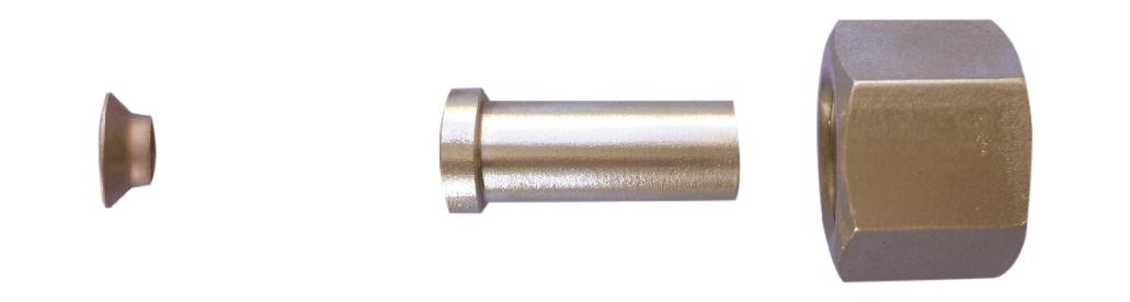 Refco EURO-10-M-16 9884859 EURO Flansch Messing 5/8 "SAE X 16mm