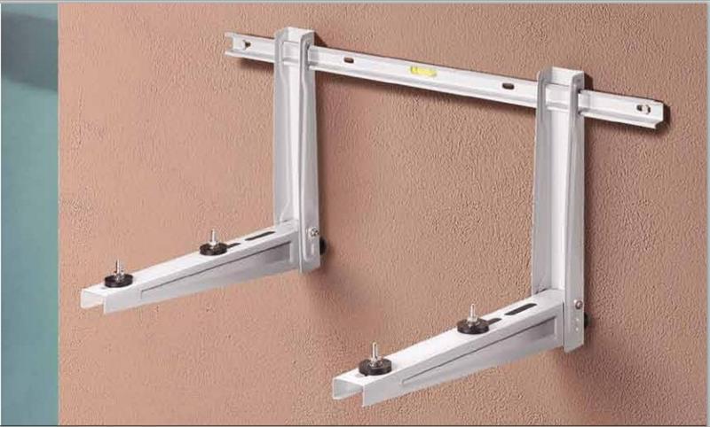Wandkonsole (verzinkt) L=800x420 mm mit Zubehör, 120 kg