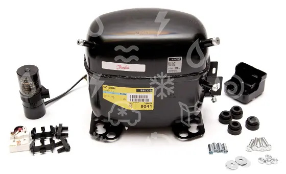 Verdichter SECOP / Danfoss SC10GH - 104G8041 (195B0142), LBP/HBP - R134a, 220-240V