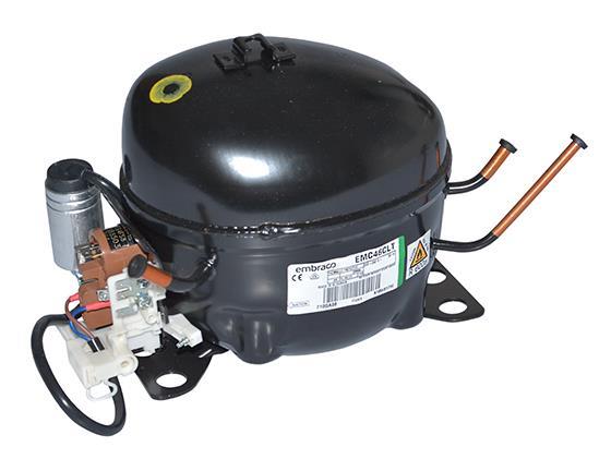 Verdichter EMBRACO EMC46CLT, LBP - R600A, 220 - 240 V, 50 HZ - nicht mehr lieferbar, ersetzt durch EM2C46CLT
