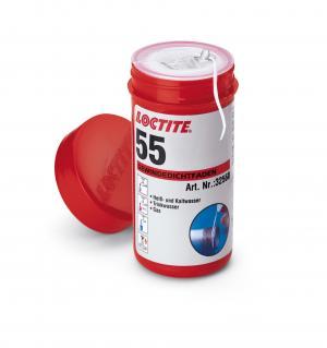 PERKEO LOCTITE 55 Gewindedichtfaden, 50m Spule