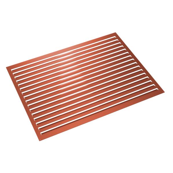 Evolar Rückwand Alu Ziegelrot XL, 1300x1700 MM