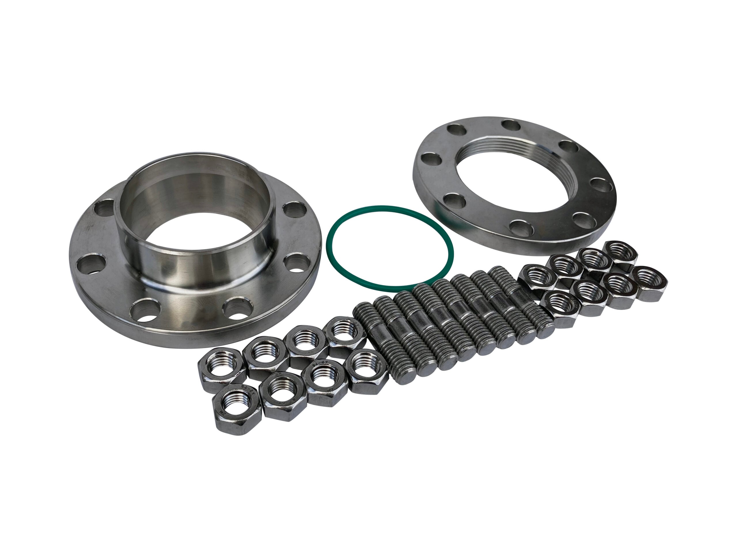 Kompakt-Aufschraub Flansch Set 2 1/2" DN65 Edelstahl