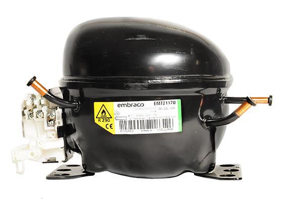 Verdichter Aspera Embraco EMT2117U, CSIR, LBP - R290, 220-240V, 50-60Hz