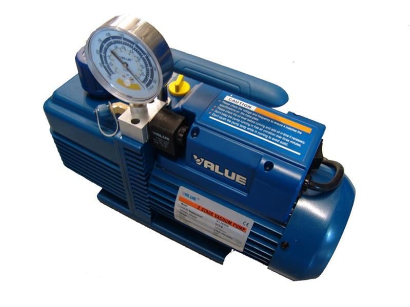 2-stufige Vakuumpumpe mit Vakuummeter, V-i280SV, 198 l/min, 220V