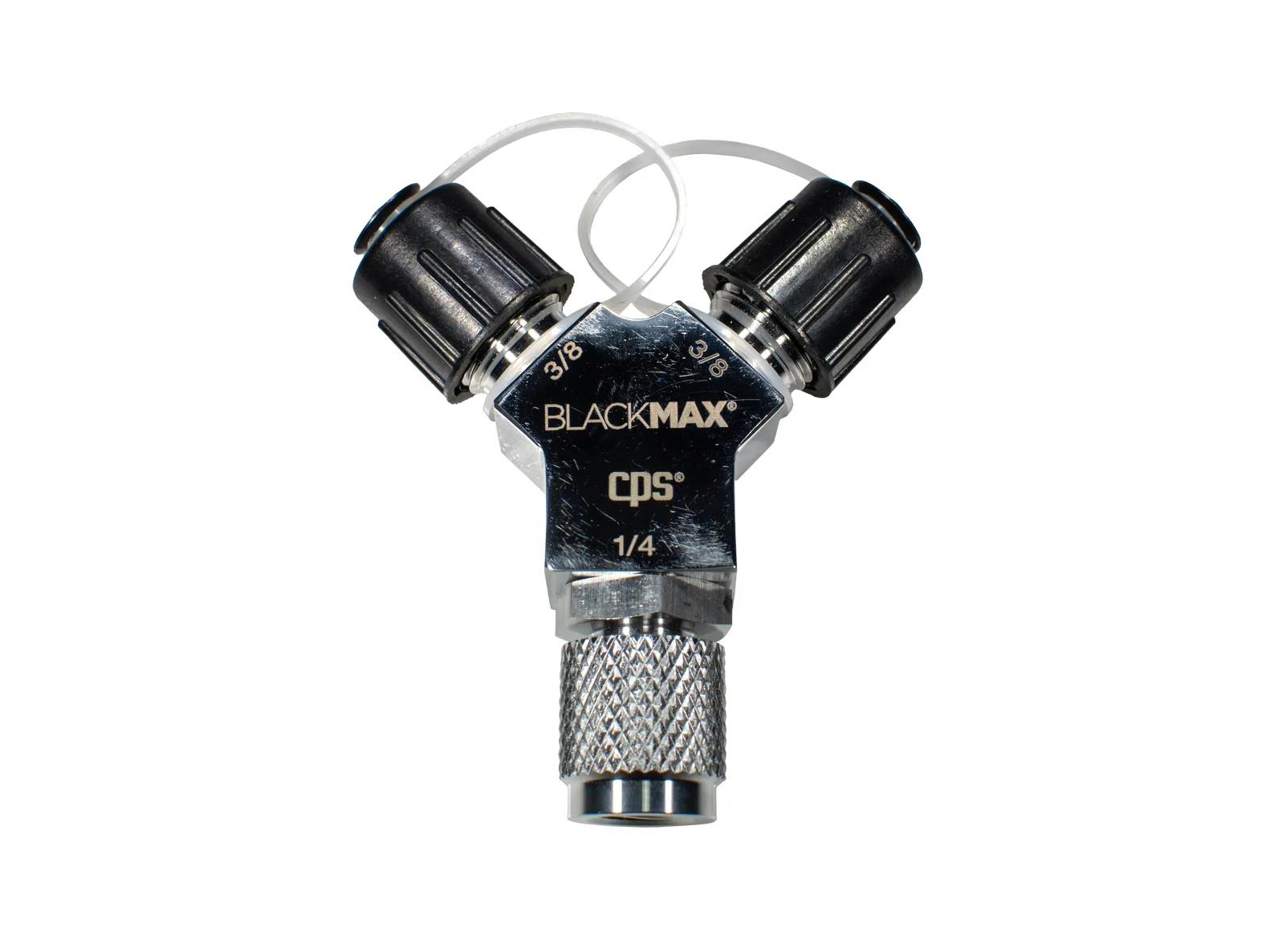 CPS BTLFV14 FAST-VAC Y-Vakuumadapter 1/4" Innengewinde auf 2 × 3/8" Außengewinde