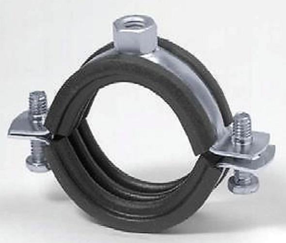 Rohrschelle zweischraubig ohne Schallschutz M8, 25-30 mm - 3/4"