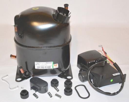 Verdichter Aspera Embraco NJ2212GK Tandem, LBP - R404A, R507, R452A, 220 - 240 V, 50 Hz,