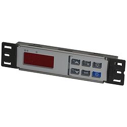 DIN-Schienenanzeige, digitales Messgerät, Schalttafel, RJ45, blaue Tasten