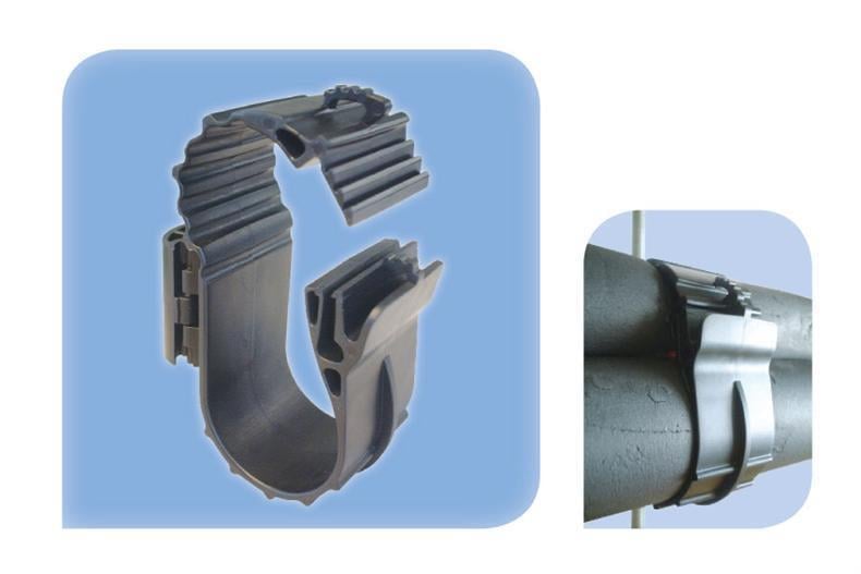 Kunststoff Bügel 5/8" - 1 1/8" - P4, M8/M10 (10 Stk.)