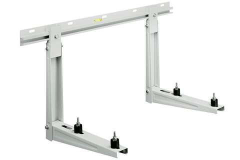 Rodigas MS219 Wandkonsole lackiert & Traverse - 550X375X1000MM - 70+70KG