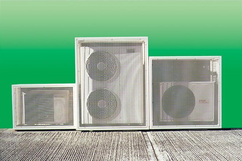 Schutzgitter - Aluminium lackiert 1100x1100x600 mm - zu schrauben