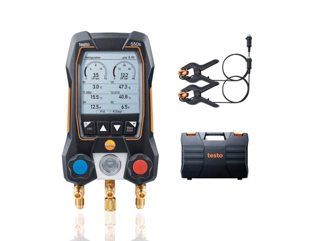 testo 550S Set digitale Monteurhilfe für Kälteanlagen und Wärmepumpen