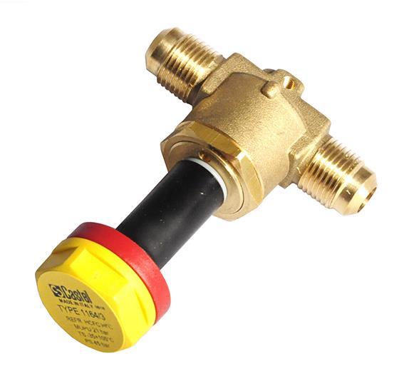 Magnetventil Castel, NO, 3/8" SAE Bördelanschluss, ohne Spule, 1164/3S