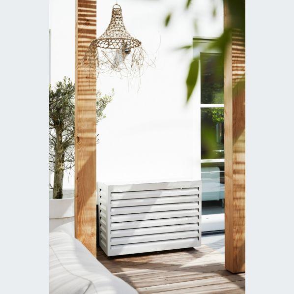 Evolar Klima- & Wärmepumpengehäuse Weiß Aluminium M, 800x1100x550 MM