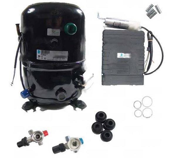 Verdichter Tecumseh FH4538Z-XG, HBP - R404A, R452A, R448A, R449A, 400V/3PH/50/60 HZ ROTALOCK