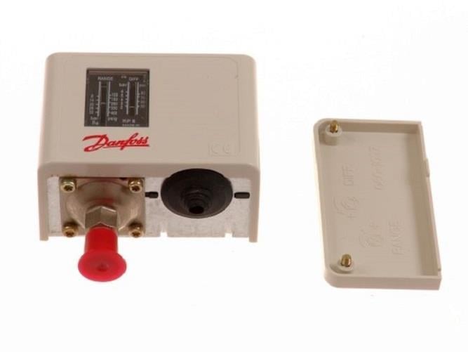 Druckschalter Danfoss Hochdruck, KP5, man. Reset, Eingang 1/4"