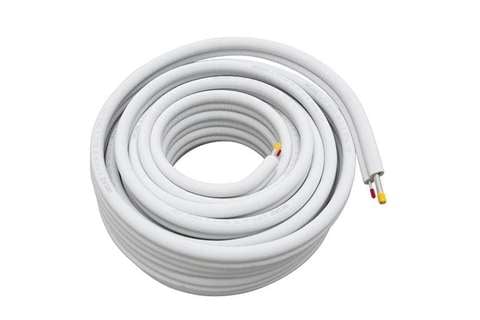 Inoac isolierte Aluminiumleitung 3/8"+5/8" ALPFR-S-3530-M1 - Brandklasse B-S1-D0 - 30 M/Rolle