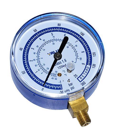 Niederdruckmanometer - trocken VALUE, R1234Yf, 1/8" NPT, d = 80 mm