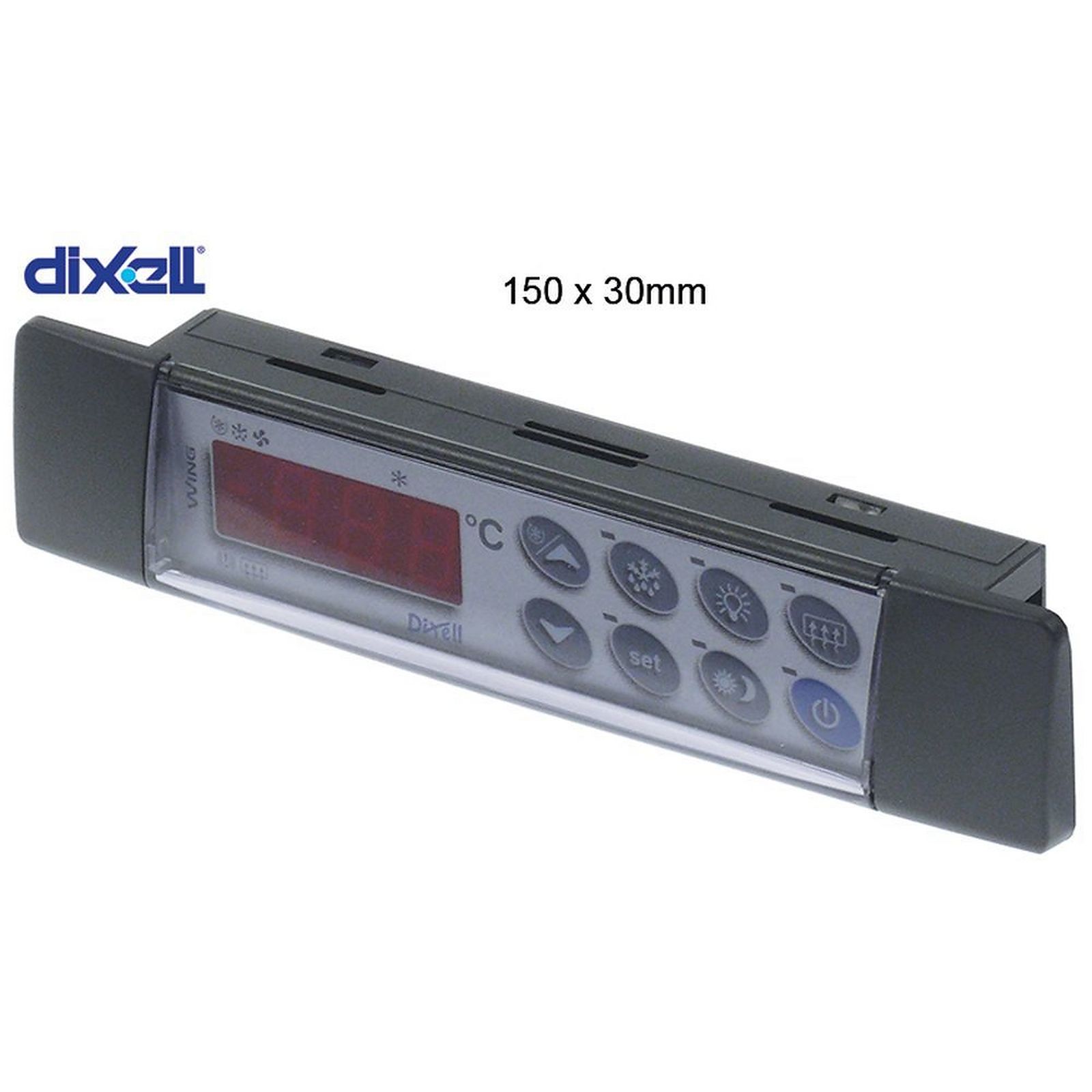 Tastatureinheit Dixell T821, Einbaumaß 150x30mm