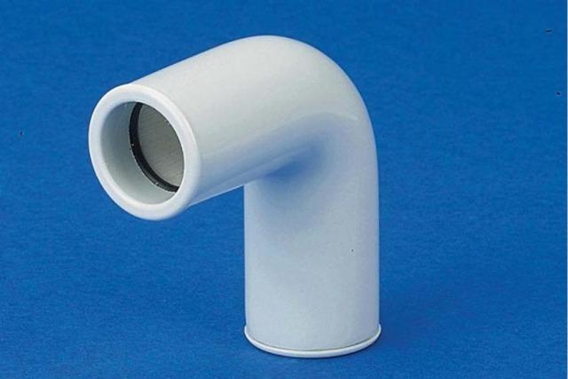 Verbindung 90° hartes Abflussrohr Ø32 mm