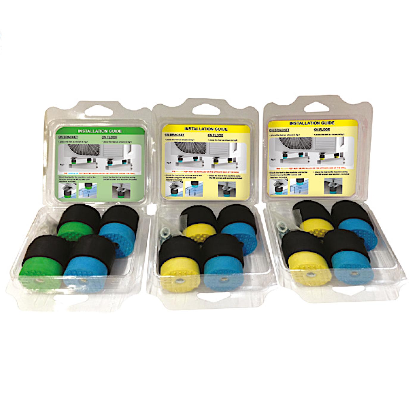 Soleco Vibrationsdämpfer CB1MNaZbG/00000 2x IG M8 (Set enthält 4 Dämpfer)
