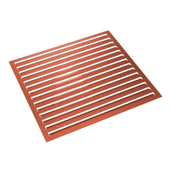 Evolar Rückwand Alu Ziegelrot L, 1100x1200 MM