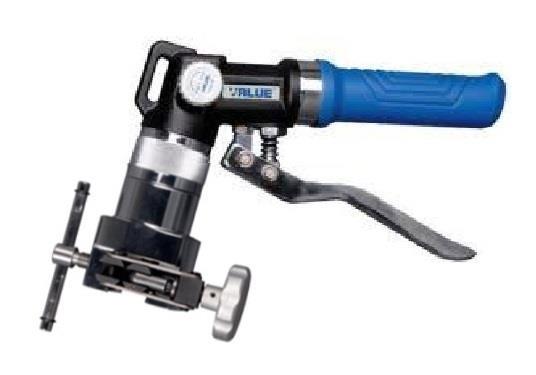 Hydraulischer Rohrexpander (3/8", 1/2", 5/8", 3/4", 7/8", 1", 1.1/8") mit Bördelfunktion + Rohrentgrater + Rohrschneider in Koffer, VHE-29C Value
