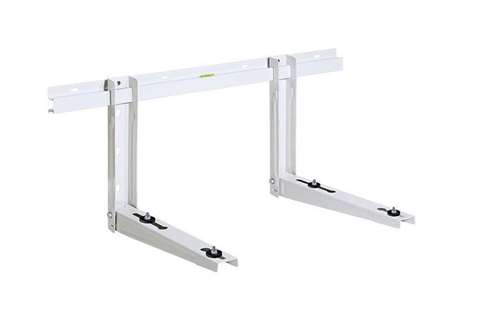 Alixo Wandkonsole lackiert - mit Traverse - 465X400X800MM - 80+80KG