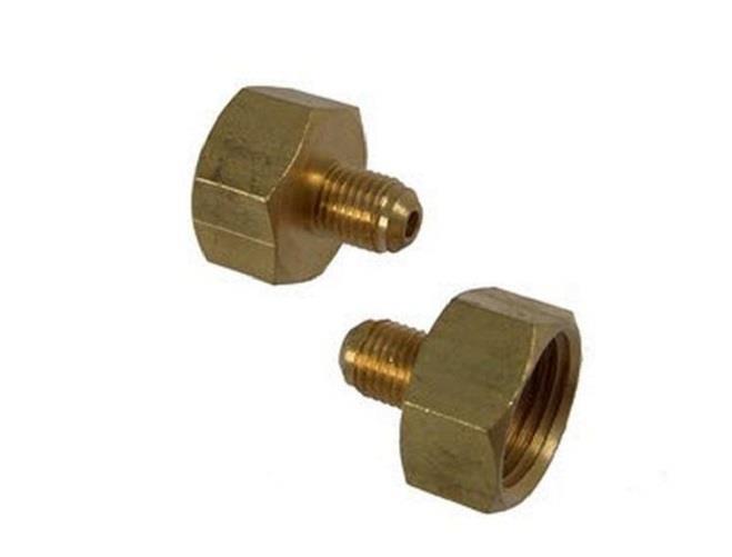Flaschenadapter für Flaschenventil 1/4"SAE (7/16" UNF) , einschließlich Dichtung