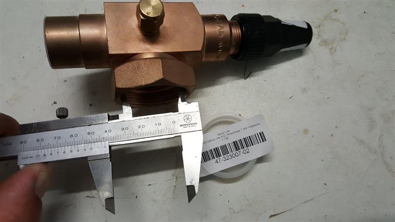 Rotalockventil Dena-Line V02, Anschluss 1.3/4" Rotalock, 1.1/8".
