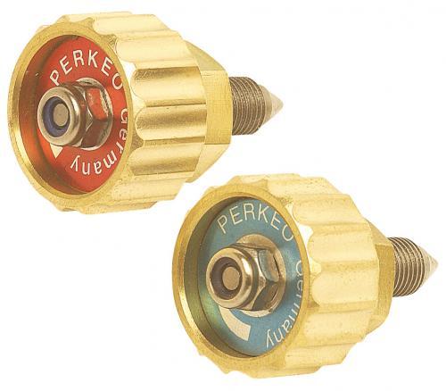 PERKEO Handräder mit Ventilspindeln für KLEIN RISTA für Sauerstoff