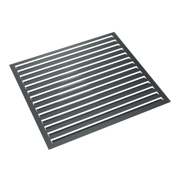 Evolar Rückwand Alu Dunkles Anthrazit L, 1100x1200 MM