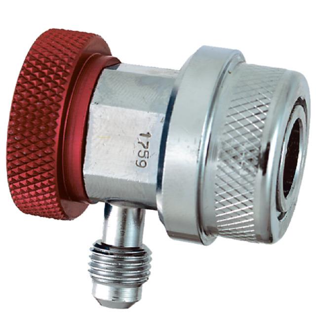 Refco RC01-R 9884948 Kfz-Service-Ventil R134a rot 1/4" SAE