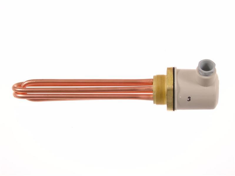 Heizkörper elektrisch CU - 3000W, 220V, L=285 mm, Kupferheizstab mit drei Roh