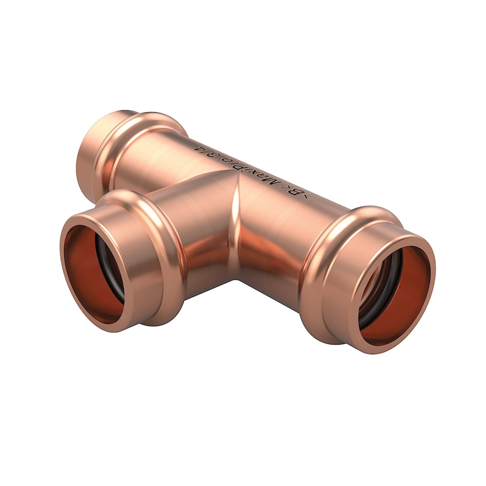 Conex MaxiPro T-Stück 22mm MPM5T 022222201 Kupfer-Press T-Stück metrisch (VPE=2St.)