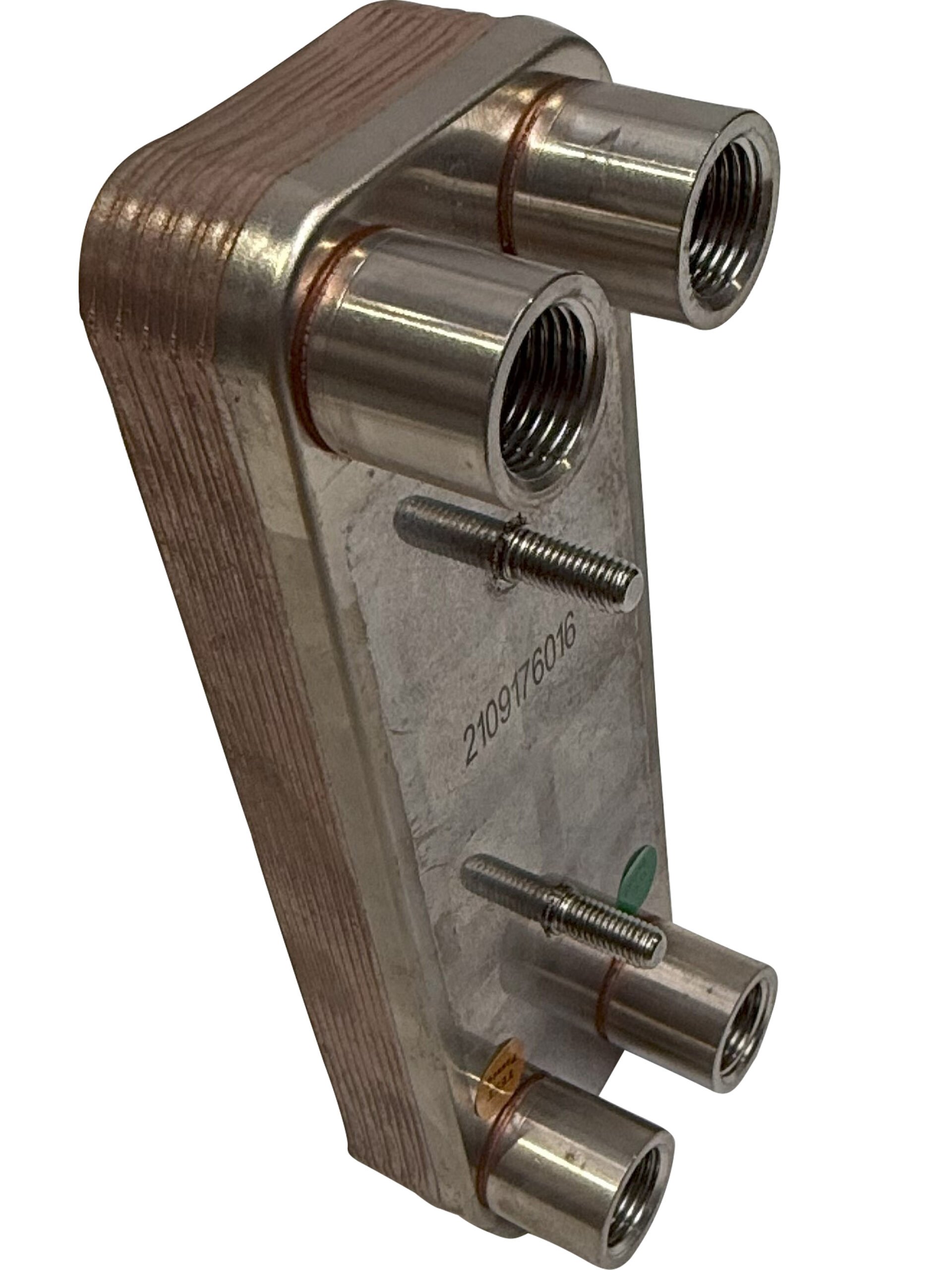 Plattenwärmetauscher DTH-14-10 4x1/2"IG + Bolzen (T6012-017)