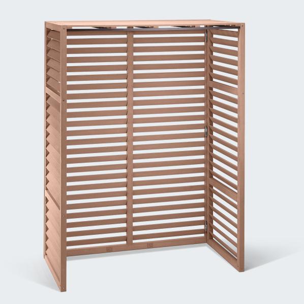 Evolar Klima- & Wärmepumpengehäuse Tropical Teak WPC Tower, 1600x1200x650 MM