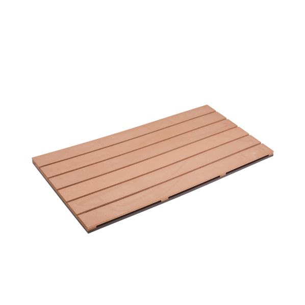 Evolar Bodenplatte WPC Tropical Teak WPC Tower, 650 x 1200 MM