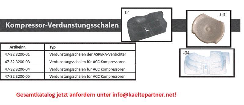 Verdunstungsschale für Kompressor ACC