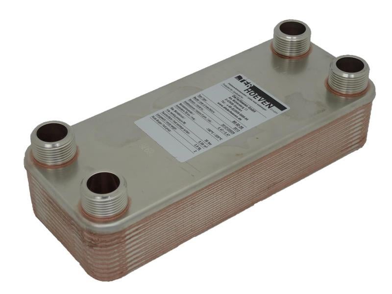 Plattenwärmetauscher DTH-32-20; 20 Platten, 4251644500326, Tauscherfläche ca. 0,58 m²