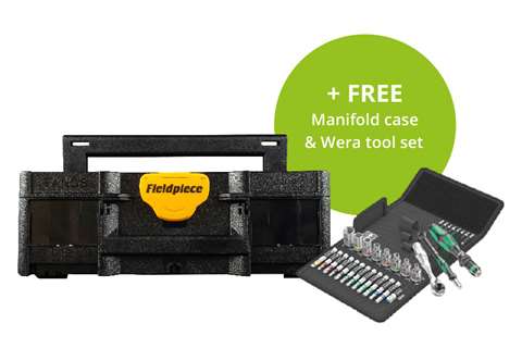 FIELDPIECE Smartstarter-1 - Starterpack 8-teiliges Set + SMAN Koffer und Werkzeugsatz gratis