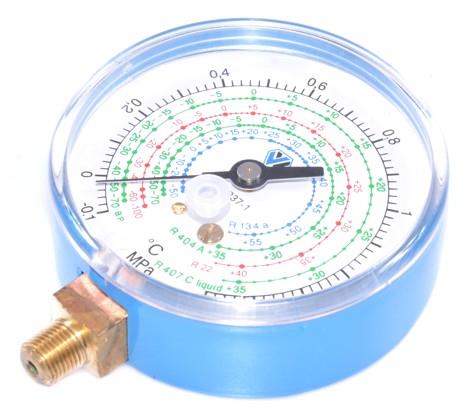 Niederdruckmanometer - trocken WIGAM, 60 mm, R22, R134a, R404A, R407C,