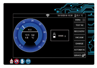 Automatische Füllstation KOMPACT-HFC-100-TOUCH Wigam 01090038
