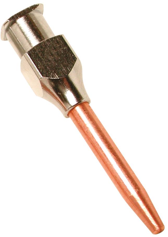 PERKEO MIKRO RISTA Schweiß- und Hartlöt-Kupferdüse, Ø 4, Größe M6, 0,35-1,00 mm