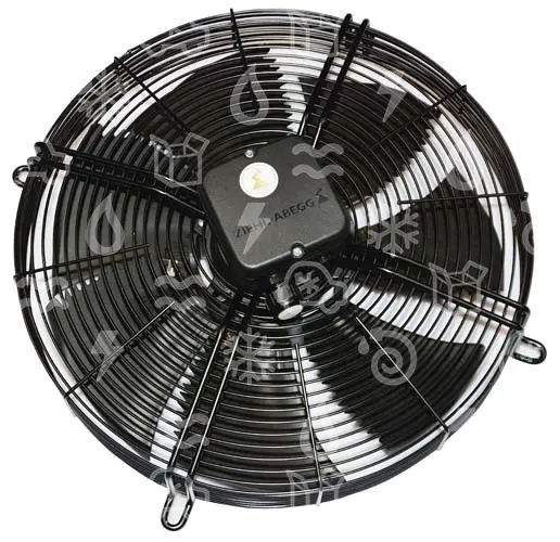 Absaugventilator FN040-4EK.0F.V7P1, d = 400 mm, 1~230V, 50/60 Hz, 4 pol, FN, Ziehl-Abegg (152728), bis -40°C