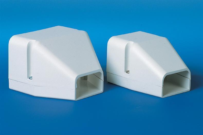 Airco-Duct Endkanalstück 105 mm - RAL9002